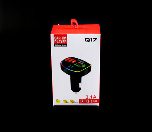 Q17 CAR FM PLAYER & CHARGER (1CT)