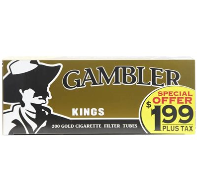 Gambler Gold K/S Tubes PROMO 1.99 (5ct) 10 IN A CASE