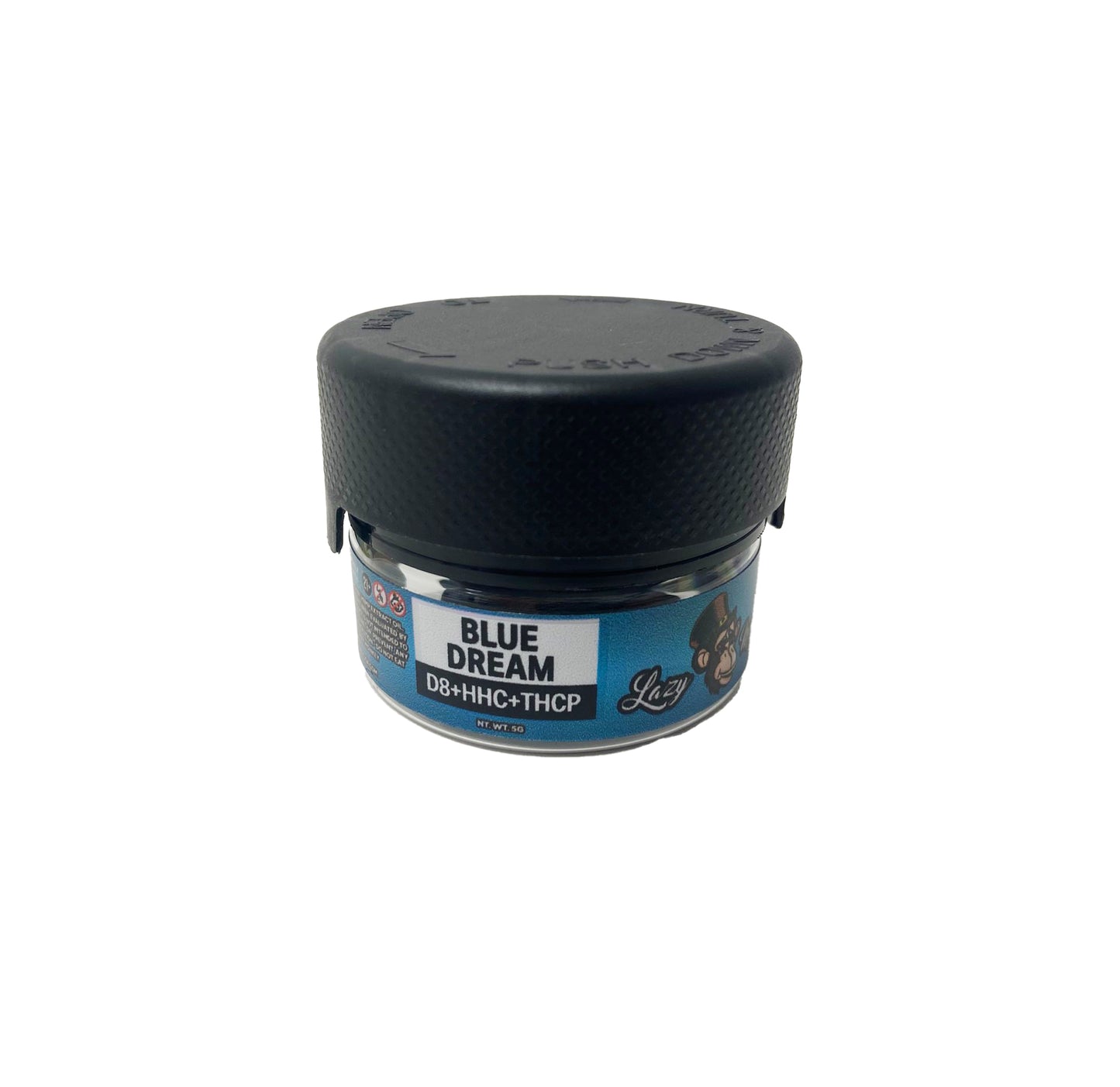 LAZY MONKEY MORROCAN HASH 5000mg D8+HHC+THCP HYBRID-BLUE DREAM