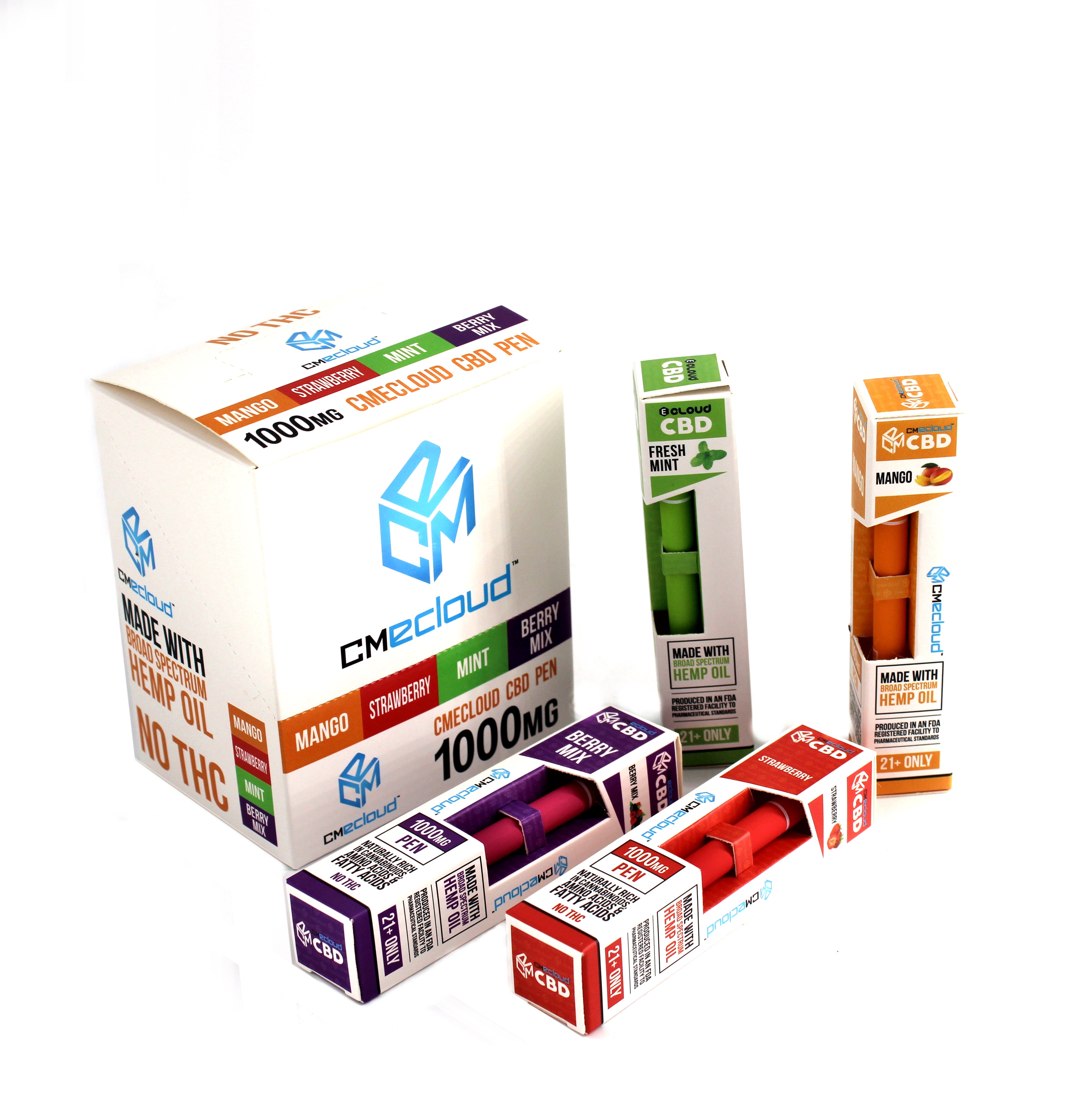 ECloud 1000mg CBD Pen (12CT) Warehouse Fever