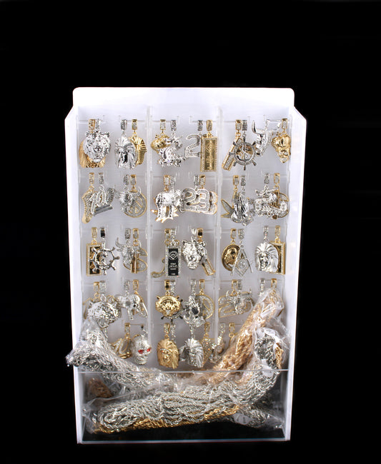 JEWELRY DISPLAY SMALL NECKLACE INSERT (60CT)