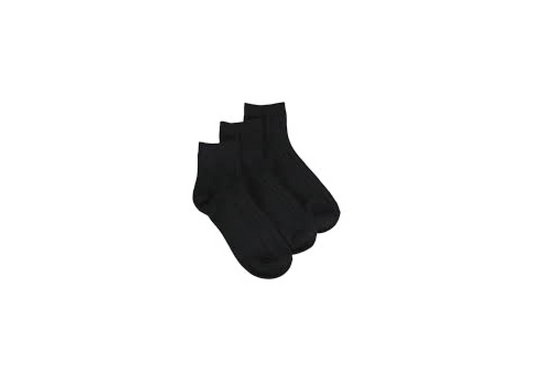 PJ's Black Ankle Socks (12CT)