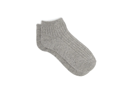 PJ's Grey Ankle Socks (12CT)