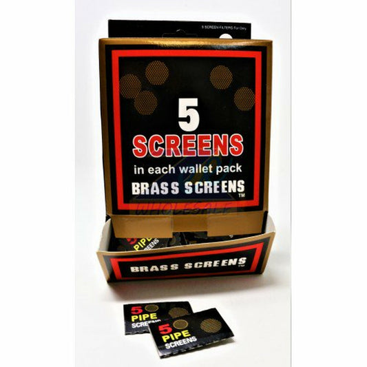 100 CT Brass Pipe Screens