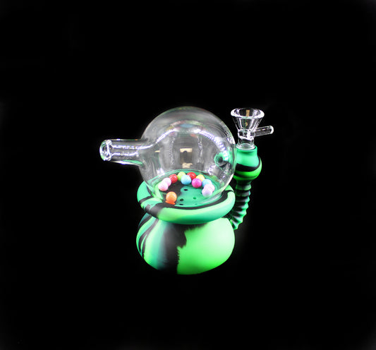 6" SILICONE WATERPIPE ASSORTED (1CT)