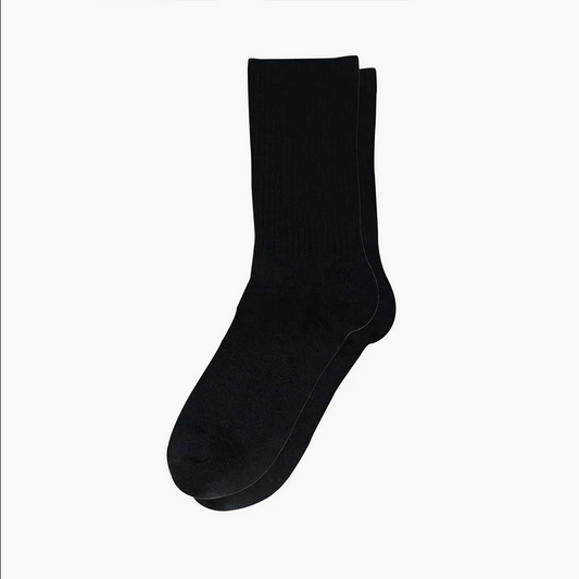 PJ's Black Crew Socks (12CT)