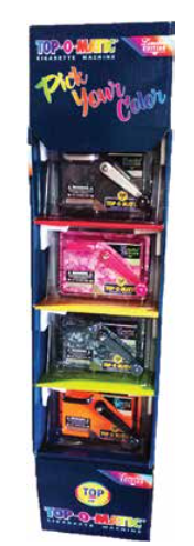 TOP-O-MATIC LIMITED EDITION FLOOR DISPLAY BUY 8 GET 1 HALF OFF ( 8CT )