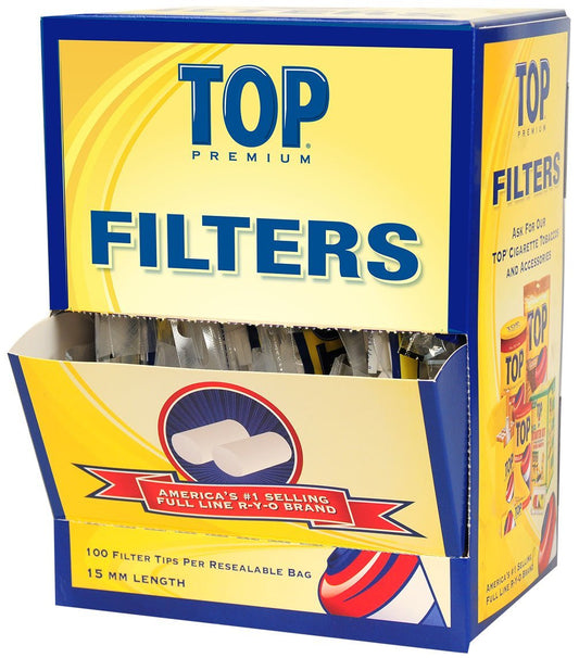 TOP 15MM Size Filters 100bag (30CT)