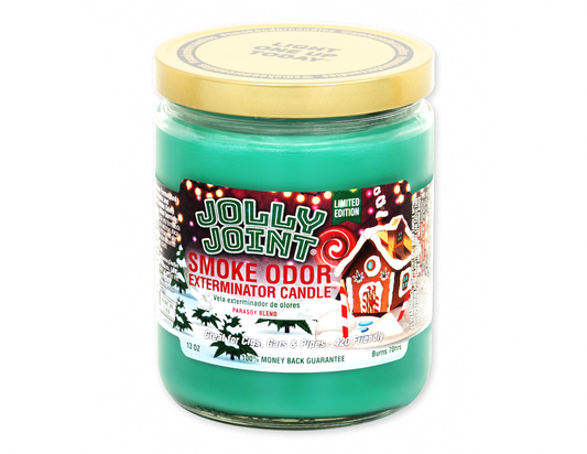 SMOKE ODOR ELIMINATOR JOLLY JOINT CANDLE 13oz (1CT)