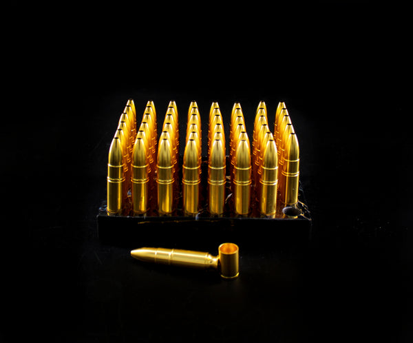 GOLDEN BULLET STYLE METAL PIPE ASSORTED (48CT)