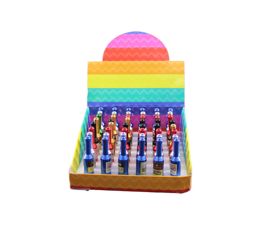 BOTTLE STYLE METAL PIPE ASSORTED (48CT)
