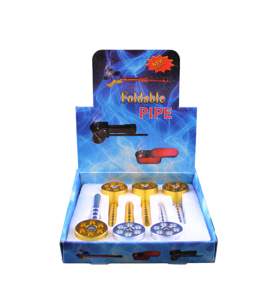 REVOLVER STYLE METAL PIPE ASSORTED (6CT)