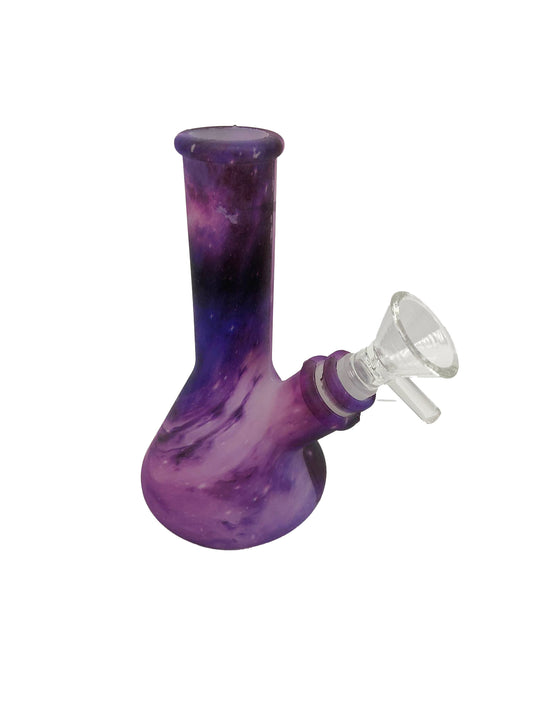 5" BEAKER SILICONE WATERPIPE ASSORTED (1CT)