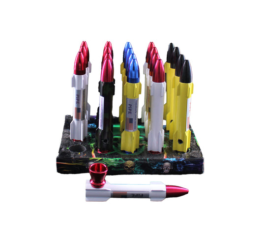 MISSILE # 2 STYLE METAL PIPE ASSORTED (20CT)