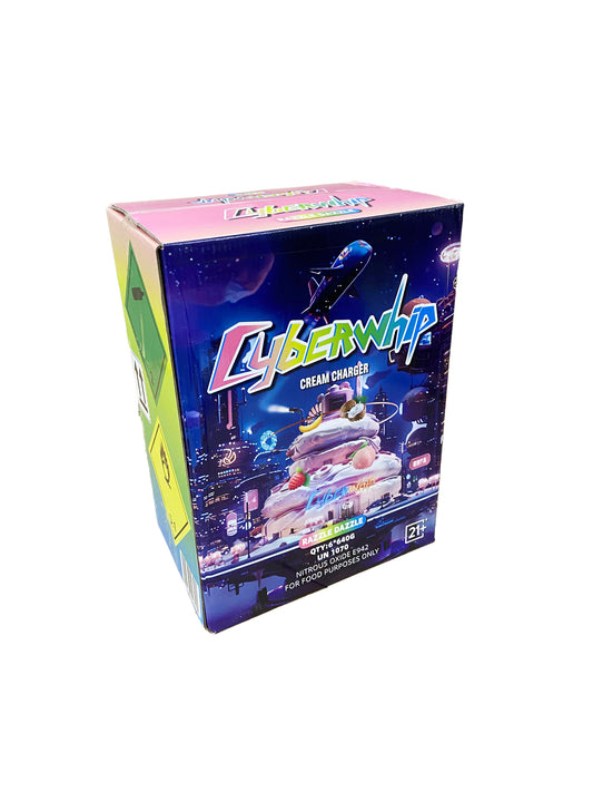 CYBERWHIP 640g CREAM CHARGER RAZZLE DAZZLE (6CT)