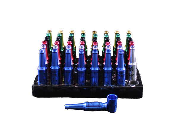 BOTTLE 420 #2 STYLE METAL PIPE ASSORTED (48CT)