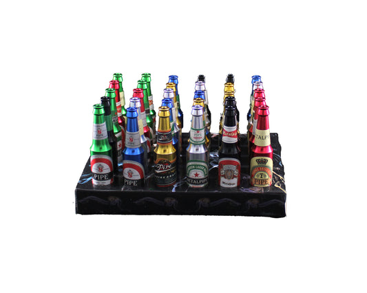 BOTTLE #5 STYLE METAL PIPE ASSORTED (30CT)