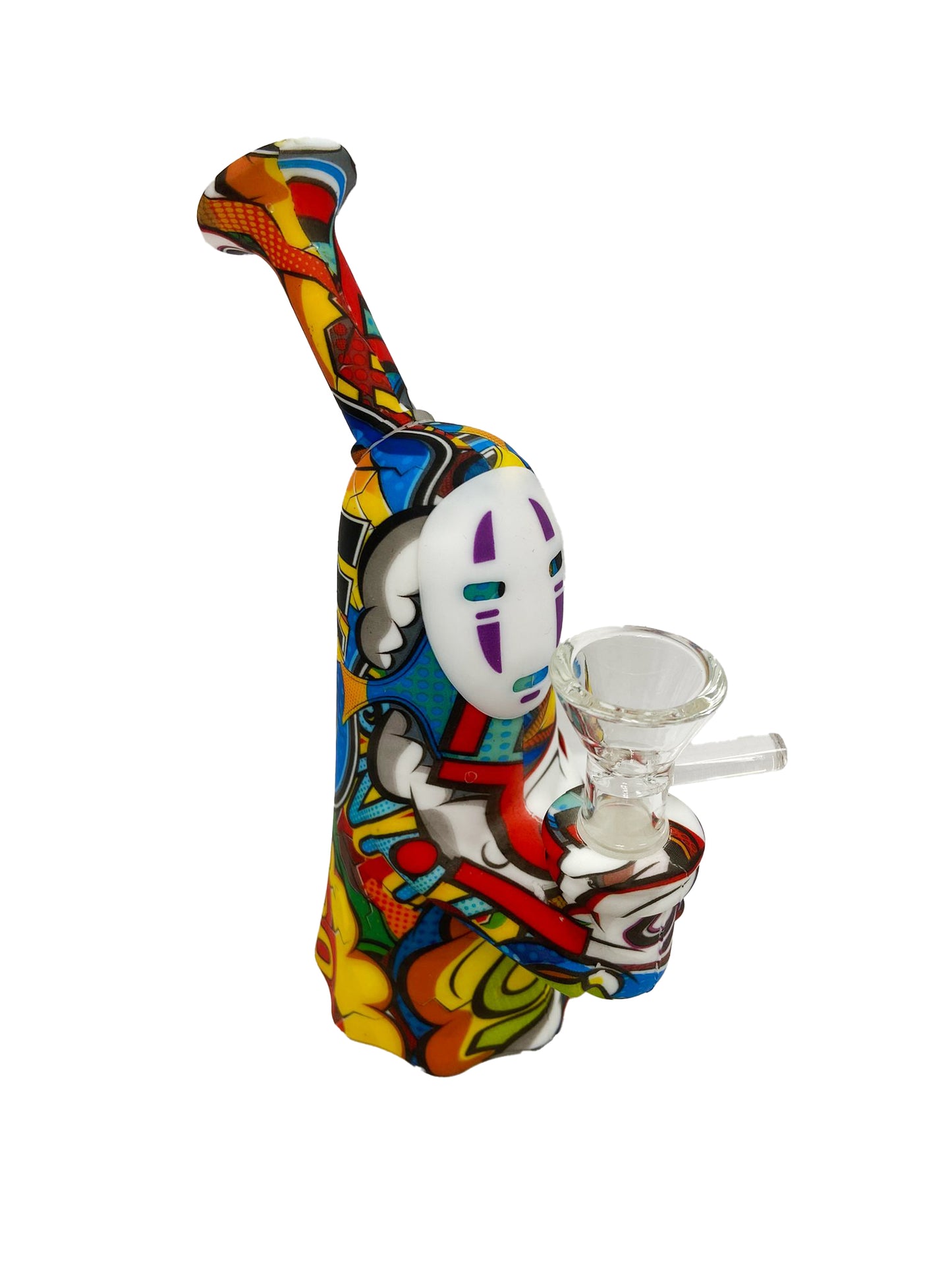 6" KAONASHI SILICONE WATERPIPE ASSORTED (1CT)