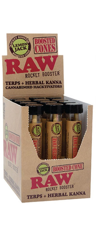 RAW ROCKET BOOST TERP INFUSED CONE LEMON JACK 12PK (1CT)