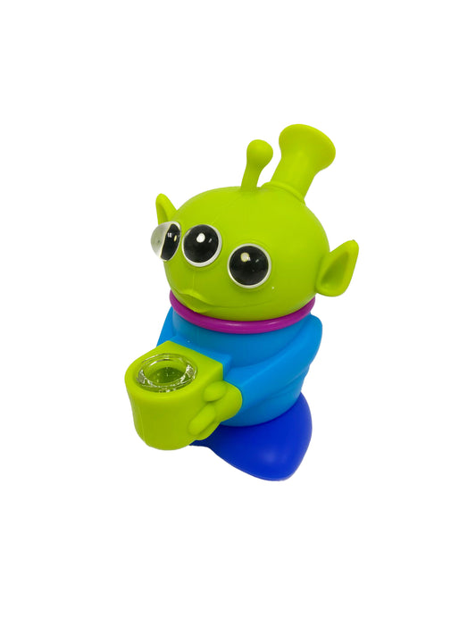 5" ALIEN SILICONE WATERPIPE ASSORTED (1CT)
