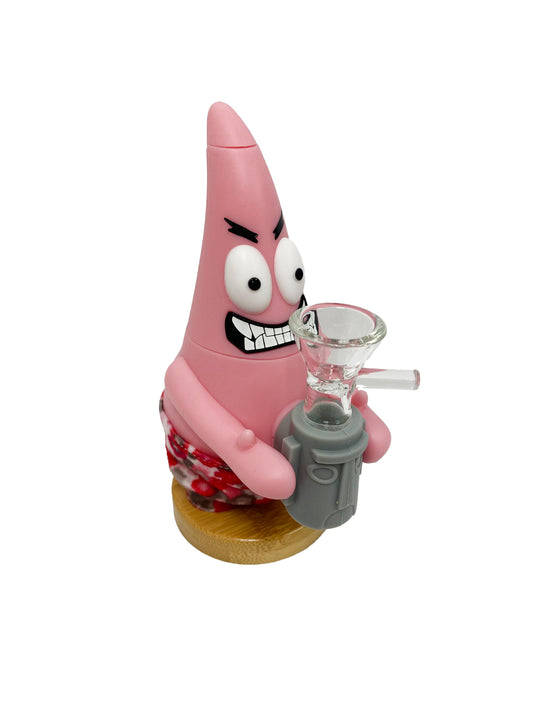 6" PATRICK STAR SILICONE WATERPIPE ASSORTED (1CT)