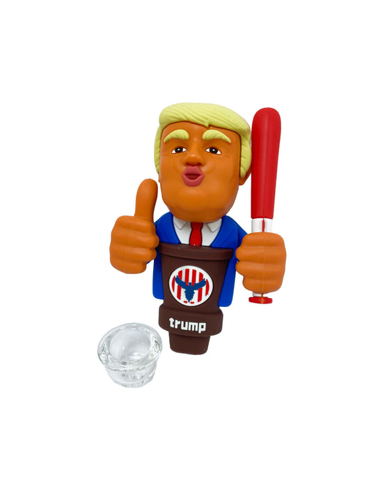 4.5" TRUMP SILICONE WATERPIPE ASSORTED (1CT)