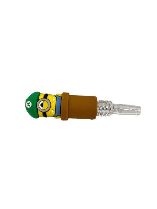 4.5" MINIONS SILICONE DAB TIP ASSORTED (1CT)
