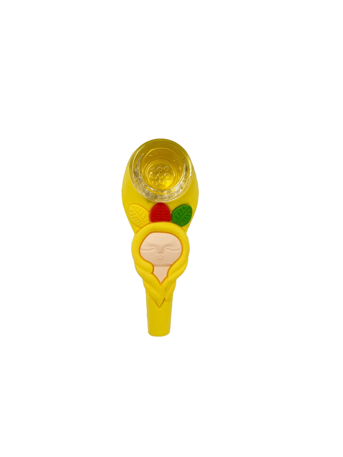 3.5" COLVER GIRL SILICONE WATERPIPE ASSORTED (1CT)
