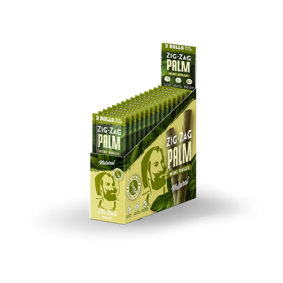 ZIGZAG MINI PALM ROLLS 2PK NATURAL (1CT)