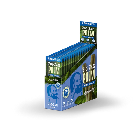 ZIGZAG MINI PALM ROLLS 2PK BLUEBERRY (1CT)