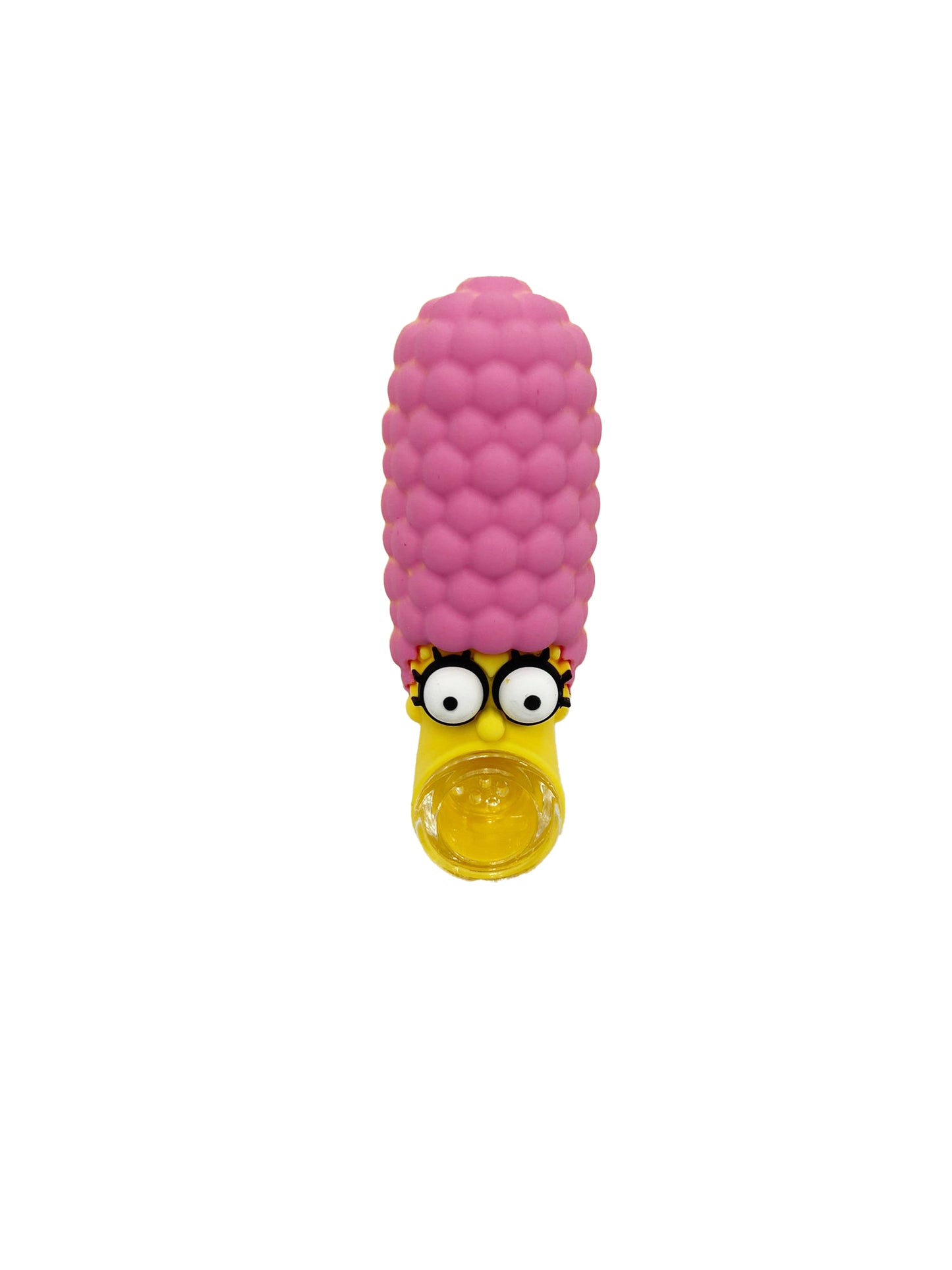 3.5" SIMPSON SILICONE WATERPIPE ASSORTED (1CT)
