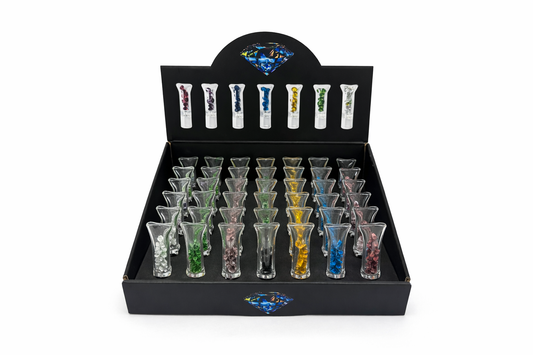 GLASS FILTER TIPS 005 DIAMOND (48CT)