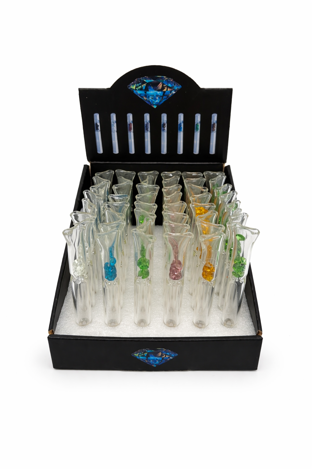 GLASS ONE HITTER 011 GEM (48CT)