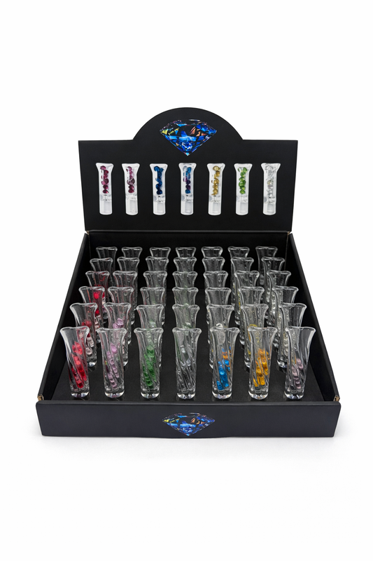 GLASS ONE HITTER TWISTED 012 GEM (48CT)