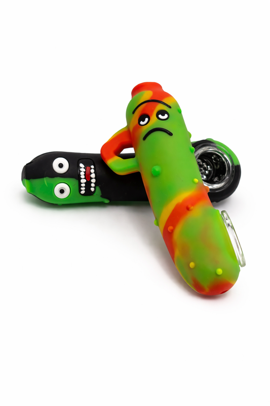 5" SILICONE/ GLASS WATER PIPE (1CT)