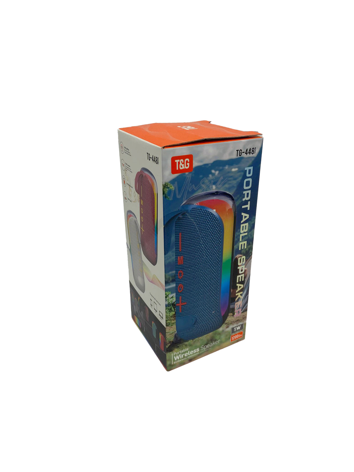 PORTABLE LED BT SPEAKER ASSORTED (1CT)