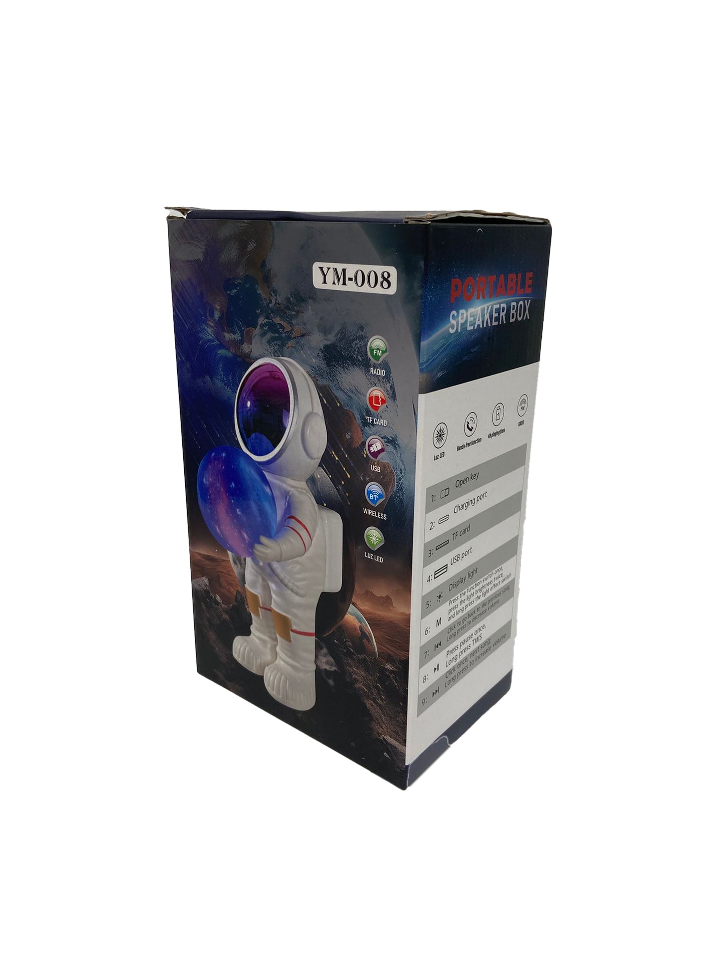 PORTABLE BT SPEAKER ASSORTED (1CT)