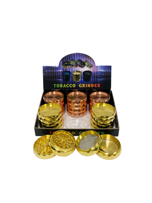 42MM 4 PART ZINC GRINDER (6 CT)