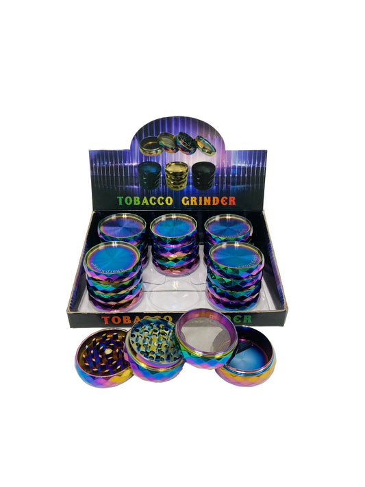 42MM 4 PART ZINC GRINDER (6 CT)