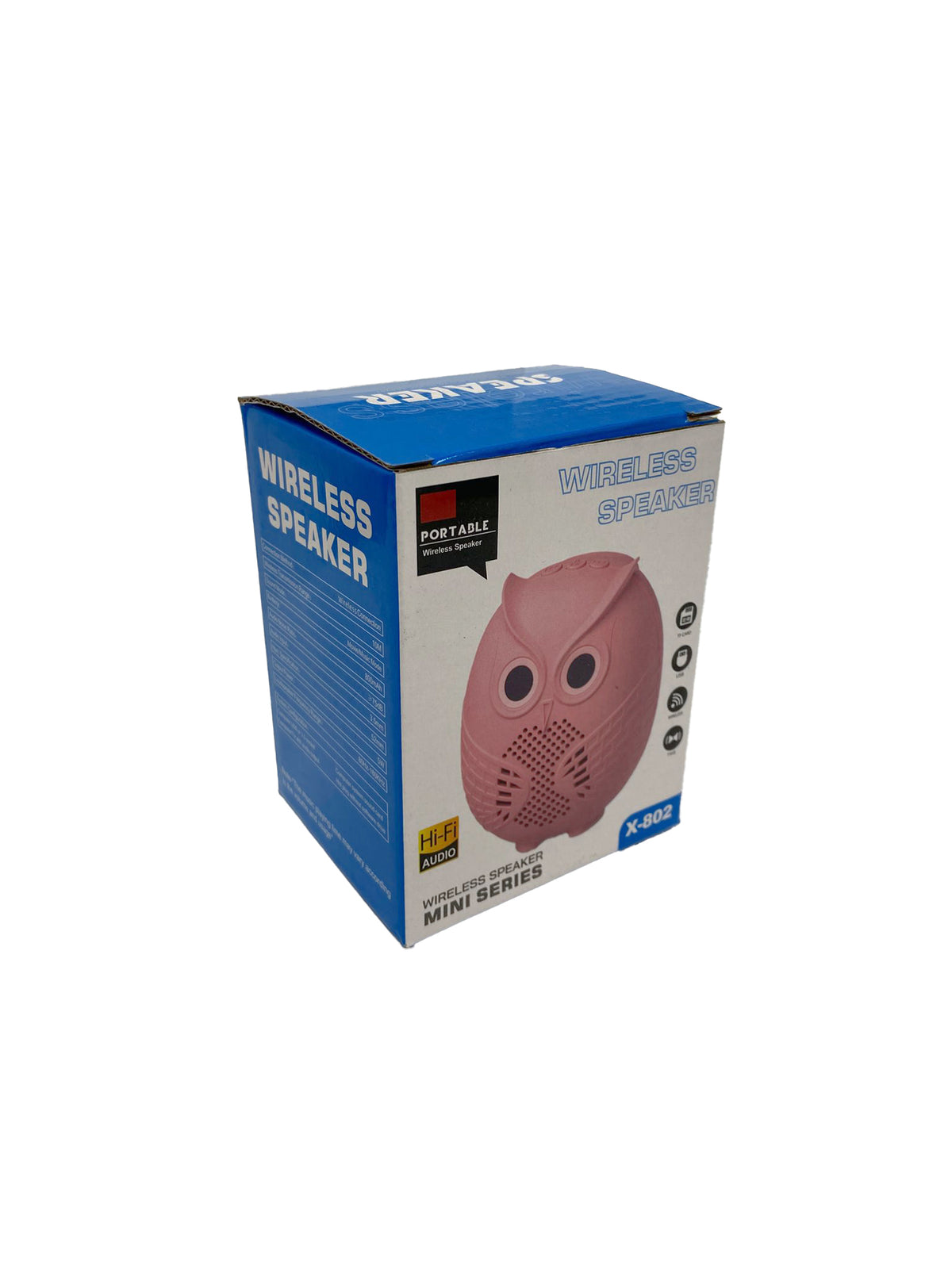 OWL PORTABLE BT SPEAKER ASSORTED (1CT)