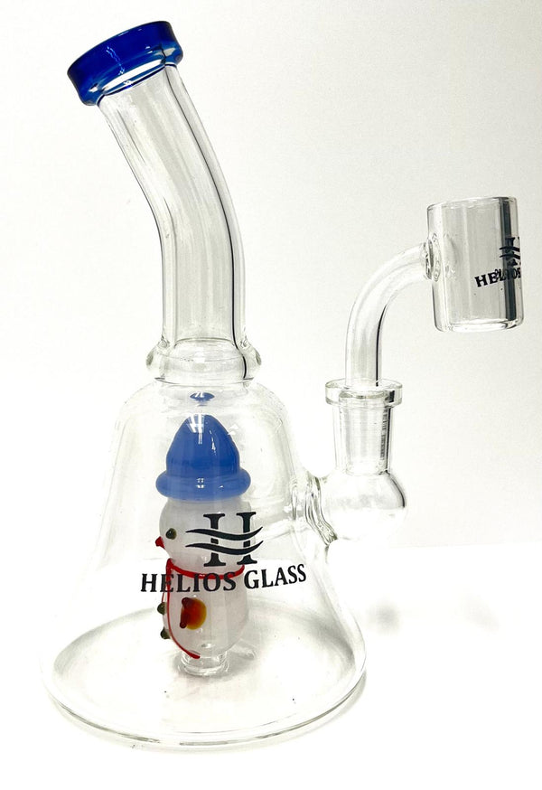 7" HELIOS WATERPIPE W/ 14MM BANGER ASSORTED (1CT)