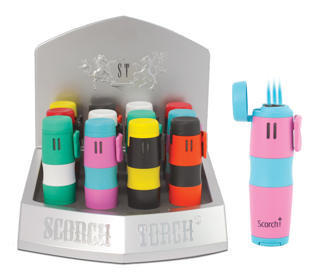SCORCH PREMIUM SATIN TORCH DISPLAY (12CT)
