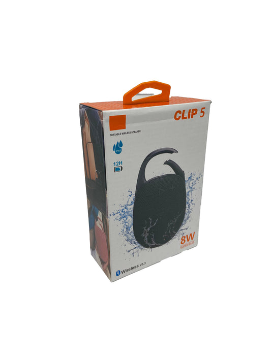 CLIP5 PORTABLE BT SPEAKER ASSORTED (1CT)
