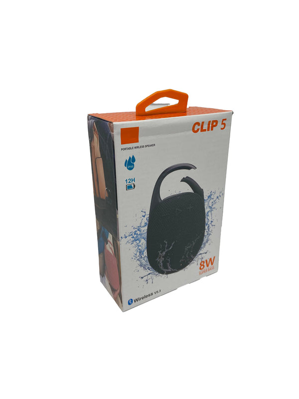 CLIP5 PORTABLE BT SPEAKER ASSORTED (1CT)