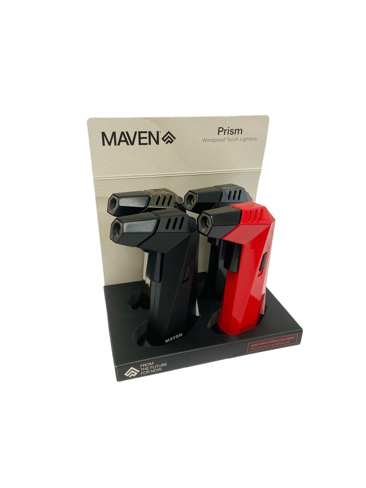 MAVEN PRISM TORCH LIGHTER DISPLAY (4CT)