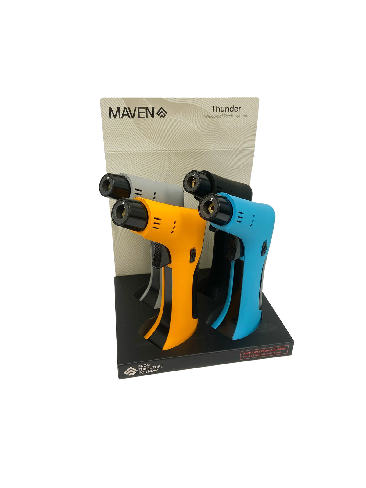MAVEN THUNDER TORCH LIGHTER DISPLAY (4CT)