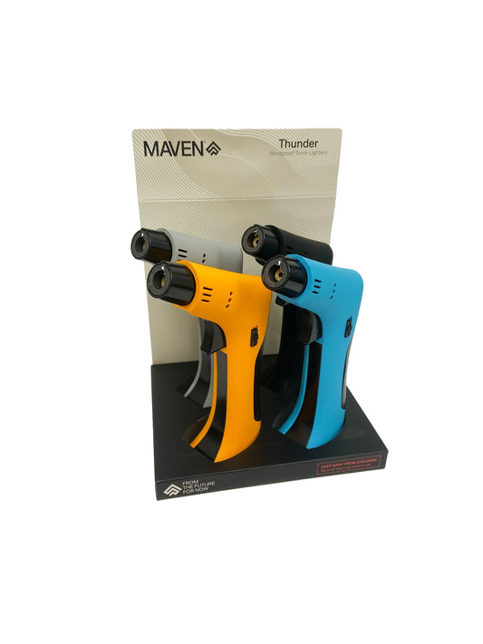 MAVEN THUNDER TORCH LIGHTER DISPLAY (4CT)