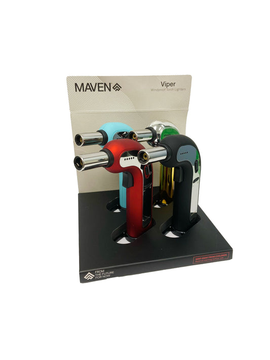 MAVEN VIPER TORCH LIGHTER DISPLAY (4CT)