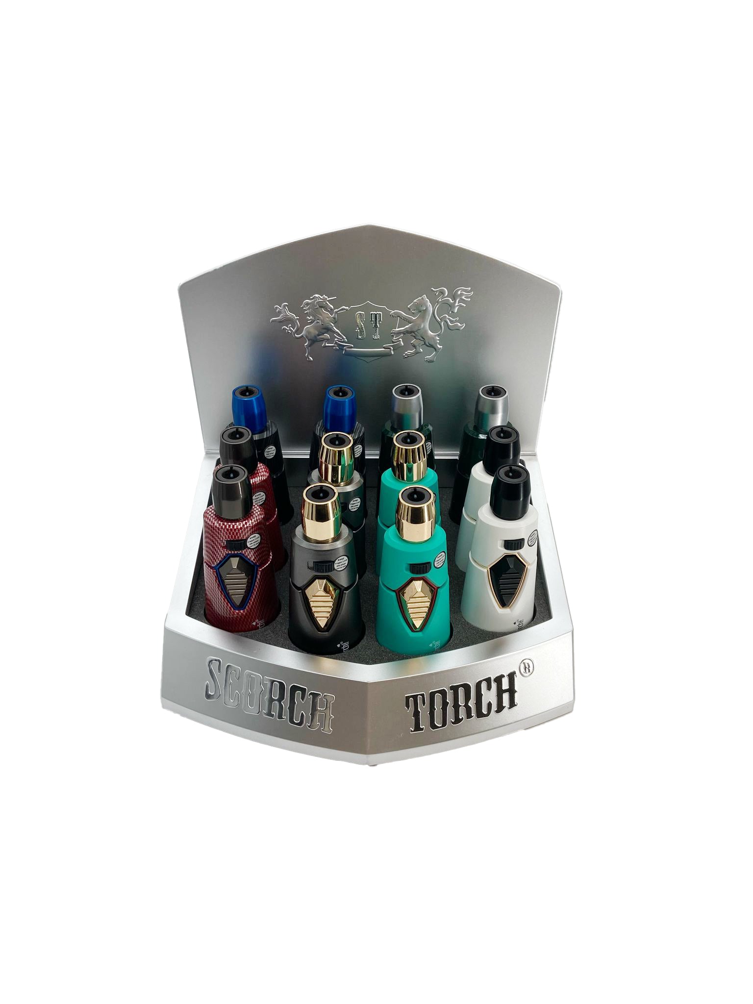 Torch Display Rack SCORCH PREMIUM CONE TORCH DISPLAY (12CT) – Warehouse Fever