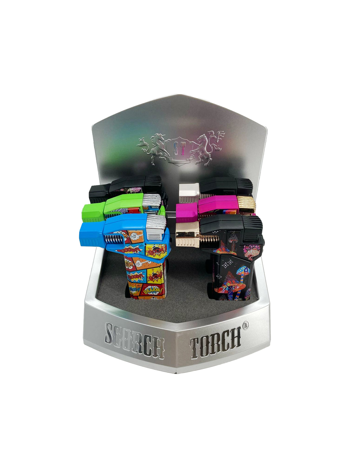 SCORCH PREMIUM 90 DEGREE TORCH DISPLAY (6CT)